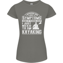 SymptomsJust Need to Go Kayaking Funny Womens Petite Cut T-Shirt Charcoal