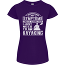 SymptomsJust Need to Go Kayaking Funny Womens Petite Cut T-Shirt Purple