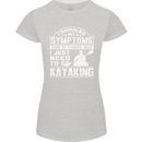 SymptomsJust Need to Go Kayaking Funny Womens Petite Cut T-Shirt Sports Grey