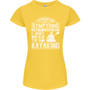 SymptomsJust Need to Go Kayaking Funny Womens Petite Cut T-Shirt Yellow