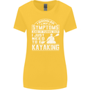 SymptomsJust Need to Go Kayaking Funny Womens Wider Cut T-Shirt Yellow