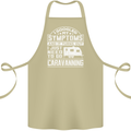 Symptoms Go Caravanning Caravan Funny Cotton Apron 100% Organic Khaki