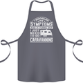 Symptoms Go Caravanning Caravan Funny Cotton Apron 100% Organic Steel