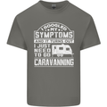 Symptoms Go Caravanning Caravan Funny Kids T-Shirt Childrens Charcoal