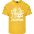 Symptoms Go Caravanning Caravan Funny Kids T-Shirt Childrens Yellow