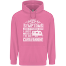 Symptoms Go Caravanning Caravan Funny Mens 80% Cotton Hoodie Azelea