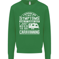 Symptoms Go Caravanning Caravan Funny Mens Sweatshirt Jumper Irish Green