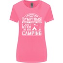 Symptoms I Just Need to Go Camping Funny Womens Wider Cut T-Shirt Azalea