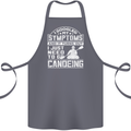 Symptoms I Just Need to Go Canoeing Funny Cotton Apron 100% Organic Steel