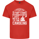 Symptoms I Just Need to Go Canoeing Funny Kids T-Shirt Childrens Red