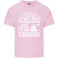 Symptoms I Just Need to Go Canoeing Funny Mens Cotton T-Shirt Tee Top Light Pink