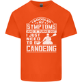 Symptoms I Just Need to Go Canoeing Funny Mens Cotton T-Shirt Tee Top Orange