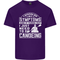 Symptoms I Just Need to Go Canoeing Funny Mens Cotton T-Shirt Tee Top Purple