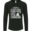 Symptoms I Just Need to Go Canoeing Funny Mens Long Sleeve T-Shirt Black