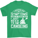 Symptoms I Just Need to Go Canoeing Funny Mens T-Shirt Cotton Gildan Irish Green