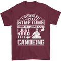Symptoms I Just Need to Go Canoeing Funny Mens T-Shirt Cotton Gildan Maroon