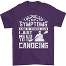 Symptoms I Just Need to Go Canoeing Funny Mens T-Shirt Cotton Gildan Purple