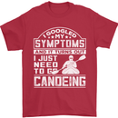 Symptoms I Just Need to Go Canoeing Funny Mens T-Shirt Cotton Gildan Red
