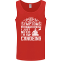 Symptoms I Just Need to Go Canoeing Funny Mens Vest Tank Top Red