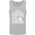 Symptoms I Just Need to Go Canoeing Funny Mens Vest Tank Top Sports Grey