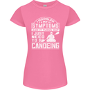 Symptoms I Just Need to Go Canoeing Funny Womens Petite Cut T-Shirt Azalea