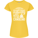 Symptoms I Just Need to Go Canoeing Funny Womens Petite Cut T-Shirt Yellow