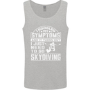 Symptoms I Just Need to Go Skydiving Funny Mens Vest Tank Top Sports Grey