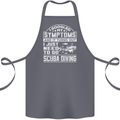 Symptoms Just Need to Go Scuba Diving Cotton Apron 100% Organic Steel