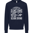 Symptoms Just Need to Go Scuba Diving Kids Sweatshirt Jumper Navy Blue