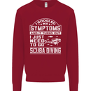 Symptoms Just Need to Go Scuba Diving Kids Sweatshirt Jumper Red