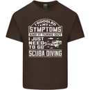 Symptoms Just Need to Go Scuba Diving Kids T-Shirt Childrens Chocolate