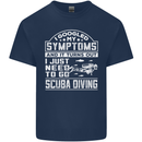 Symptoms Just Need to Go Scuba Diving Kids T-Shirt Childrens Navy Blue