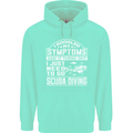 Symptoms Just Need to Go Scuba Diving Mens 80% Cotton Hoodie Peppermint