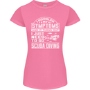 Symptoms Just Need to Go Scuba Diving Womens Petite Cut T-Shirt Azalea