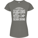 Symptoms Just Need to Go Scuba Diving Womens Petite Cut T-Shirt Charcoal
