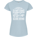 Symptoms Just Need to Go Scuba Diving Womens Petite Cut T-Shirt Light Blue