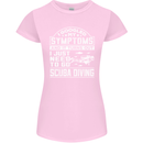 Symptoms Just Need to Go Scuba Diving Womens Petite Cut T-Shirt Light Pink