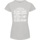 Symptoms Just Need to Go Scuba Diving Womens Petite Cut T-Shirt Sports Grey