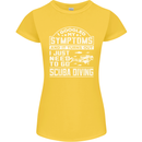 Symptoms Just Need to Go Scuba Diving Womens Petite Cut T-Shirt Yellow