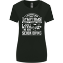 Symptoms Just Need to Go Scuba Diving Womens Wider Cut T-Shirt Black