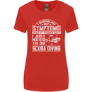 Symptoms Just Need to Go Scuba Diving Womens Wider Cut T-Shirt Red