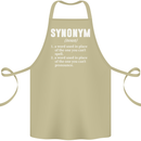 Synonym Funny Definition Slogan Cotton Apron 100% Organic Khaki