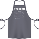 Synonym Funny Definition Slogan Cotton Apron 100% Organic Steel