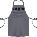 Synonym Funny Definition Slogan Cotton Apron 100% Organic Steel