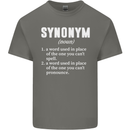 Synonym Funny Definition Slogan Kids T-Shirt Childrens Charcoal