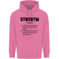 Synonym Funny Definition Slogan Mens 80% Cotton Hoodie Azelea