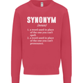 Synonym Funny Definition Slogan Mens Sweatshirt Jumper Heliconia