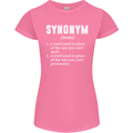 Synonym Funny Definition Slogan Womens Petite Cut T-Shirt Azalea