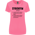 Synonym Funny Definition Slogan Womens Wider Cut T-Shirt Azalea