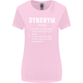 Synonym Funny Definition Slogan Womens Wider Cut T-Shirt Light Pink
